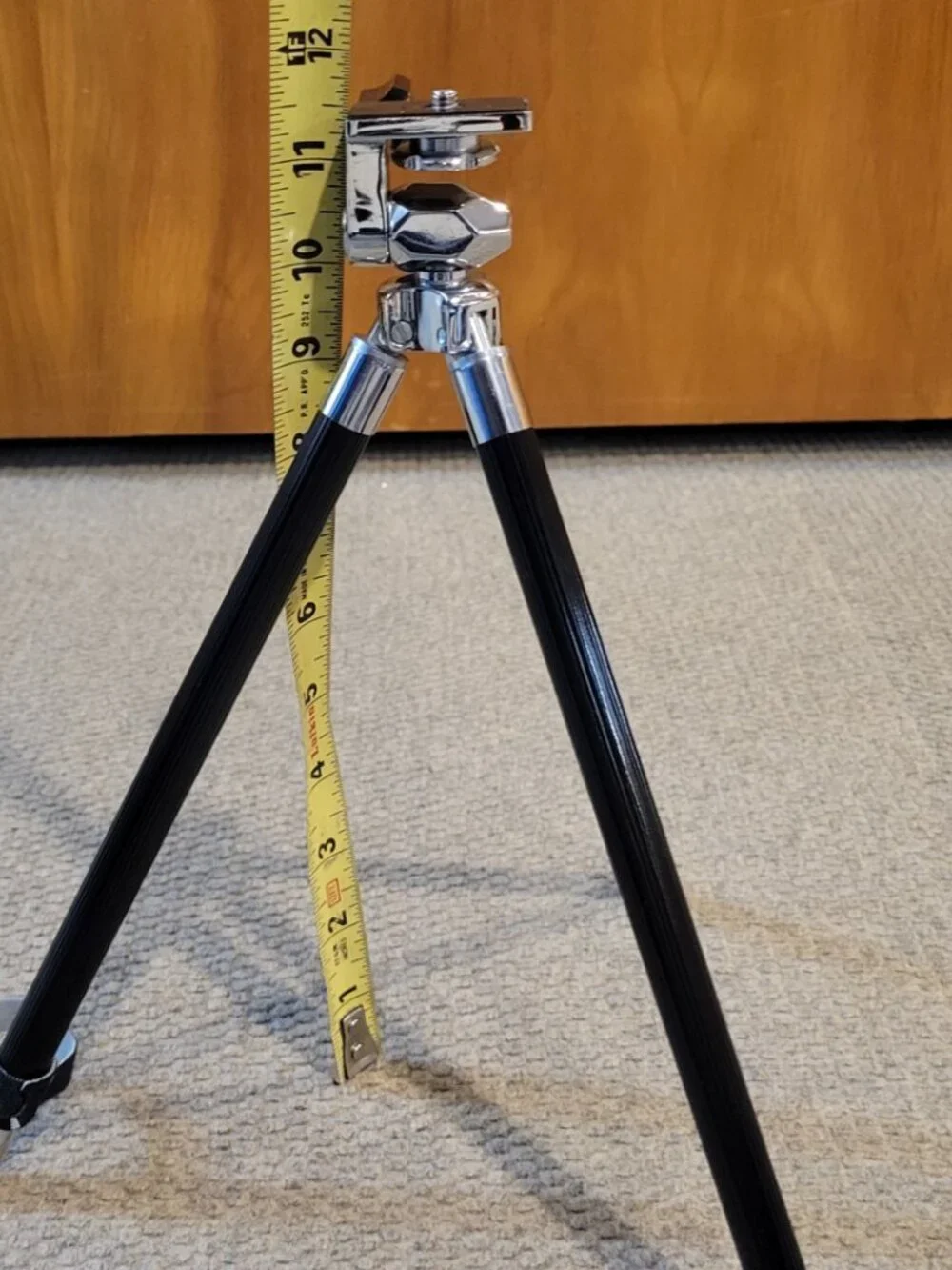 Vintage Tower Telescoping Tripod Pan Head Made In Japan